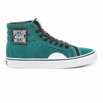 Vans California Native Style 238 - Naisten Korkeavartiset tennarit - Vihreä